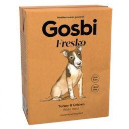 Вологий корм для собак Gosbi Fresko Dog Turkey & Chicken 375 г (GB01056375) від виробника Gosbi