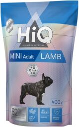 Корм HiQ Mini Adult Lamb сухий з ягнятиною для дорослих собак малих порід 400 гр від виробника HIQ