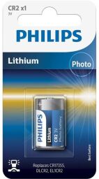 Батарейка Philips   літієва CR2  блістер, 1 шт (CR2/01B) від виробника Philips