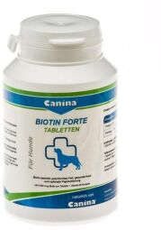 Вітаміни Canina Biotin forte для краси та здоров'я шерсті собак 30 табл