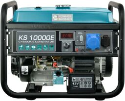 Генератор бензиновий Konner&Sohnen KS 10000E, 230В, 8кВт, електростартер, 85.5кг
