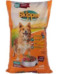 Сухий корм для собак SKIPPER яловичина та овочі, 10 кг