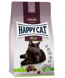 Сухой корм для взрослых стерилизованных кошек Happy Cat Sterilised Weide Lamm, со вкусом ягненка - 1.3 кг от производителя Happy Cat