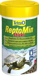 Сухий корм для водоплавних черепах Tetra в паличках «ReptoMin» 100 мл