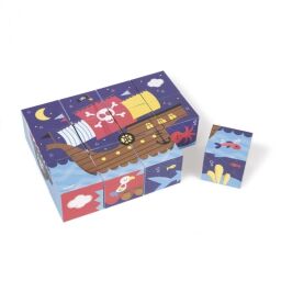 Кубики картонные Janod Пираты (J02984) от производителя Janod