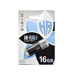 Флеш-накопичувач USB 16GB Hi-Rali Corsair Series Black (HI-16GBCORBK) від виробника Hi-Rali
