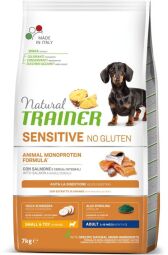 Сухий корм Natural Trainer Dog Sensitive Adult Mini With Salmon для дорослих собак дрібних порід 7 кг (8059149252490) від виробника Trainer