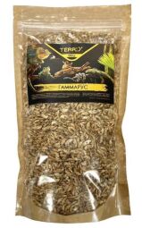 Натуральный сухой корм для аквариумных рыб, черепах и других рептилий "Гаммарус" TerriX 80 г от производителя TerriX