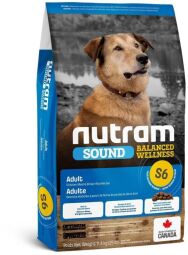 Сухой корм Nutram S6 Sound Balanced Wellness Adult Dog для взрослых собак со вкусом курицы 11.4 кг від виробника Nutram