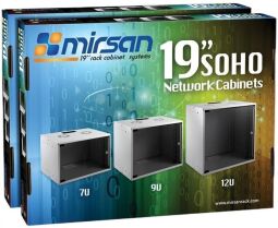 Шкаф MIRSAN 19", 9U, SOHO, 535x300 мм, черный (MR.SOH09U30DE.01) от производителя MIRSAN