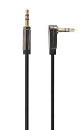 Аудио-кабель Cablexpert 3.5 мм – 3.5 мм (M/M), 1 м, черный (CCAP-444L-1M) от производителя Cablexpert