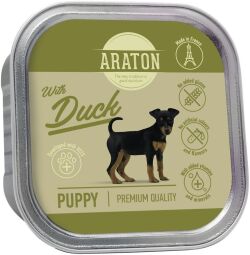Вологий корм для цуценят з качкою ARATON with Puppy Duck, 150 г (KIK45701) від виробника ARATON
