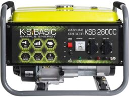 Генератор бензиновый Konner&Sohnen Basic KSB 2800C, 230В, 2.8кВт, ручной запуск, 36.6кг (KSB2800C) от производителя Könner & Söhnen