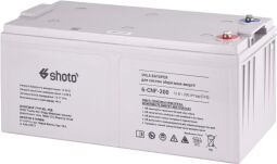 Аккумуляторная батарея SHOTO 6CNF, 12V, 200Ah, GEL-CARBON (6CNF-200) от производителя Shoto