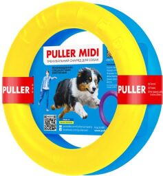 Тренувальний снаряд для собак PULLER Midi Colors of freedom, діаметр 19,5 см
