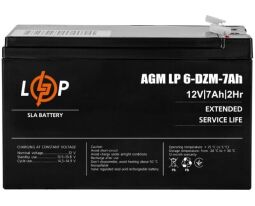 Аккумуляторная батарея LogicPower 12V 7AH (LP 6-DZM-7 Ah) AGM (lp16152) от производителя LogicPower