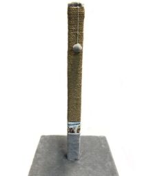 Когтеточка "Пушистик" большой столбик 80*45 см (джут) Серый (Б-2) от производителя Пухнастик