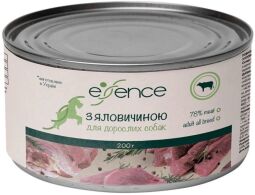 Корм Essence влажный с говядиной для взрослых собак 200 гр (4820261920307) от производителя Essence