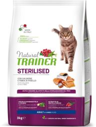 Сухой корм Trainer Natural Adult Sterilised with Salmon для стерилизованных кошек от 1 года 3 кг. (8059149029849) от производителя Trainer