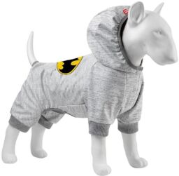 Комбинезон для собак WAUDOG Clothes рисунок "Бэтмен лого", софтшелл, M45, B 53-59 см, С 38-42 см (4823089347462) от производителя WAUDOG