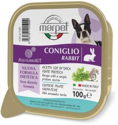 Консерва для собак Marpet Aequilibriavet с кроликом 100 гр (HFCH12/100) от производителя Marpet