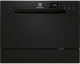 Посудомоечная машина Electrolux настольная, 6компл., A+, 55см, дисплей, черный (ESF2400OK) от производителя Electrolux