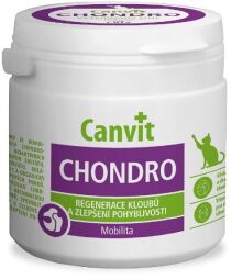 Вітаміни Canvit Chondro for cats для здоров'я суглобів у котів 100 гр