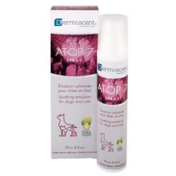 Заспокійливий спрей Dermoscent ATOP 7 Spray без стероїдів при алергії та атопії у котів і собак, 75 мл від виробника Dermoscent