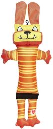 Іграшка для собак з пищалкою Робот помаранчевий GimDog 38 см (текстиль)