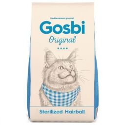 Gosbi Original Sterilized Hairball 7 кг корм для стерилізованих котів для здорової шерсті (0201507) від виробника Gosbi