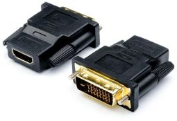Переходник Atcom DVI - HDMI (M/F), 24pin, Black (11208) от производителя Atcom