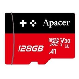 Карта пам'яті Apacer microSD 128GB C10 UHS-I U3 A1 R100/W80MB/s