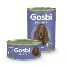 Вологий корм для собак Gosbi Plaisirs Salmon 185 г з лососем (GB01035185) від виробника Gosbi
