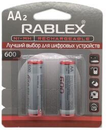 Аккумулятор Rablex AA (R6) 600mAh (75422) от производителя Rablex