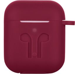Чохол 2Е для Apple AirPods, Pure Color Silicone Imprint (3.0mm), Marsala