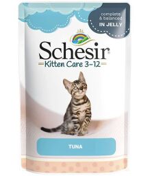 Корм Schesir Kitten Care Tuna вологий з тунцем для кошенят 85 гр