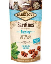 Ласощі для котів Carnilove Cat Semi Moist Snack Sardine with Parsley (сардина/петрушка) 50 г