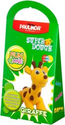 Маса для ліплення Paulinda Super Dough Fun4one Жираф (рухливі очі)