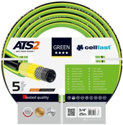Шланг садовый Cellfast GREEN ATS, 3/4", 25м, 5 слоев, до 30 Бар, -20…+60°C (15-120) от производителя Cellfast