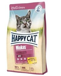 Сухой корм для стерилизованных кошек Happy Cat Minkas Sterilised Geflugel, с птицей – 500(г) от производителя Happy Cat