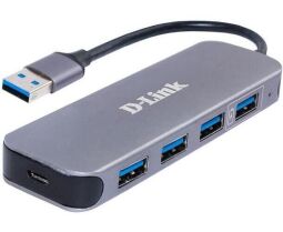 Концентратор USB D-Link DUB-1340 4port USB 3.0 с блоком питания от производителя D-Link