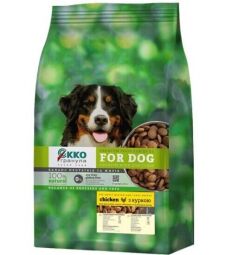 Сухий корм для собак середніх та великих порід Екко-Гранула з куркою шайба 10 кг (112422) від виробника ЕККО-ГРАНУЛА