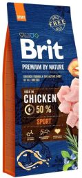 Brit Premium Dog Sport 15 кг корм сухий корм для собак з підвищеними фізичними навантаженнями