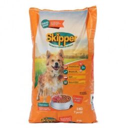 Сухий корм для собак SKIPPER курка та яловичина, 3 кг
