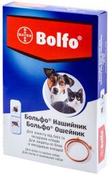 Нашийник від бліх та кліщів Bayer Bolfo (Больфо) для котів та собак 35 см від виробника Bayer