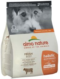 Сухий корм для дорослих собак маленьких порід Almo Nature (Альмо Натюр) Holistic зі свіжою яловичиною 2 кг (DT716) від виробника Almo Nature