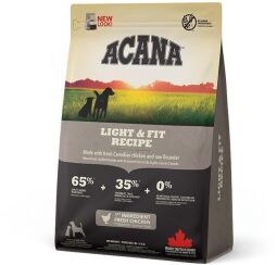 Корм Acana Light & Fit Recipe сухой для собак с малоактивным образом жизни 2 кг (0064992512200) от производителя Acana