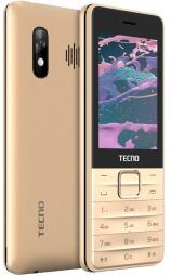 Мобильный телефон TECNO T454 2.8" 2SIM, 1500mAh, Champagne Gold (4895180745980) от производителя Tecno