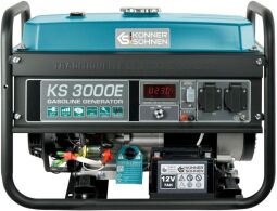 Генератор бензиновый Konner&Sohnen KS 3000E, 230В, 3.0кВт, электростартер, 46.1кг (KS3000E) от производителя Könner & Söhnen
