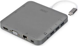 Док-станция DIGITUS USB-C, 11 Port (DA-70876) от производителя Digitus